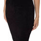 Elisabetta Franchi Chenille High-Waisted Pencil Skirt with Logo Band