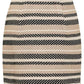 Elisabetta Franchi Chic Herringbone Miniskirt with Tufted Hem