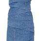 Philosophy Elegant Denim Sheath Dress with Cotton Lining