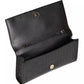 Baldinini Trend Chic Calfskin Pochette with Python Print Detail