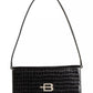 Baldinini Trend Chic Calfskin Pochette with Python Print Detail