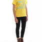 Alberta Ferretti Sunshine Yellow Logo Cotton Tee