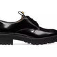 Stuart Weitzman Chic Patent Leather Loafers with Lace Closure