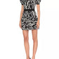 Elisabetta Franchi Elegant Balloon Sleeve Mini Dress