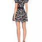 Elisabetta Franchi Elegant Balloon Sleeve Mini Dress