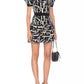 Elisabetta Franchi Elegant Balloon Sleeve Mini Dress