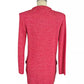 Elisabetta Franchi Fuchsia V-Neck Longline Jacket with Metallic Accents