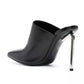 Off-White Chic Squared Toe Calfskin Sabot