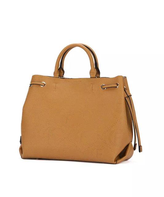 CRISTINAEFFE Chic Beige Shoulder Bag with Magnetic Closure