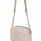 CRISTINAEFFE Elegant White Faux Leather Shoulder Bag