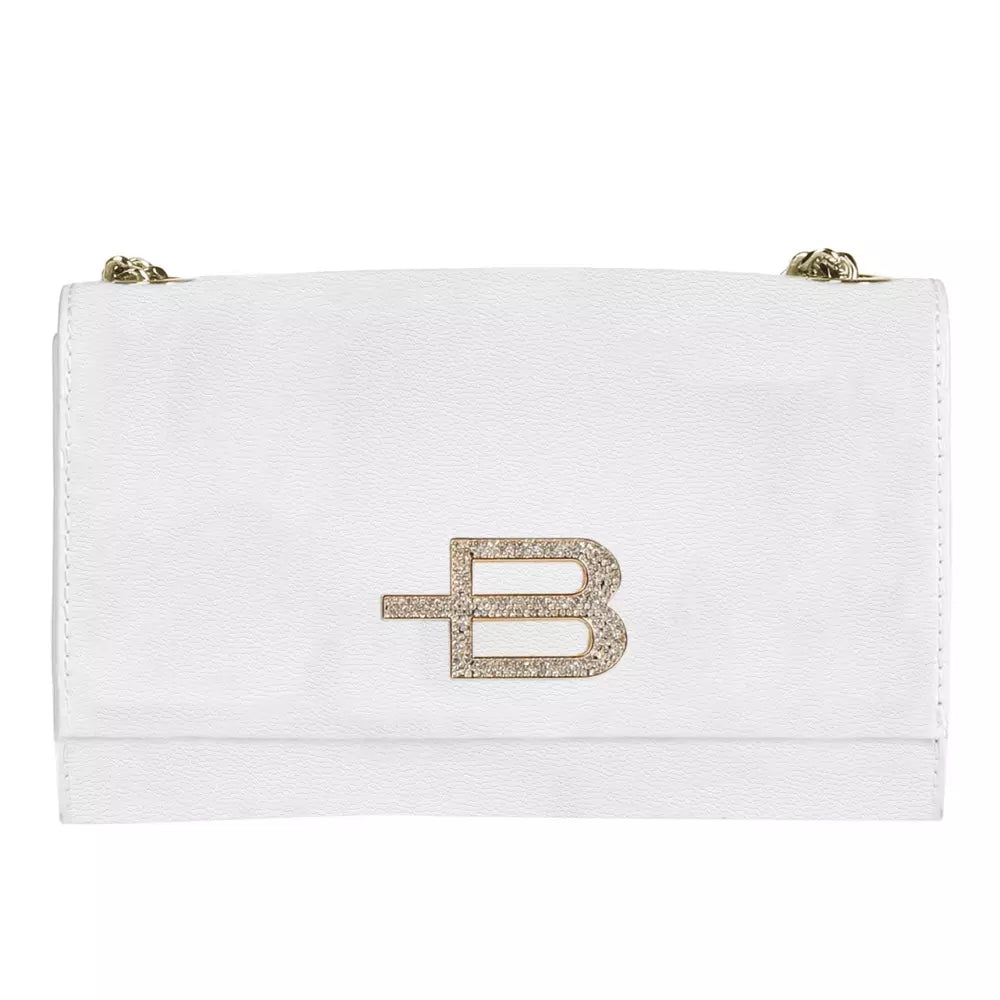 Baldinini Trend Elegant Textured Calfskin Shoulder Bag