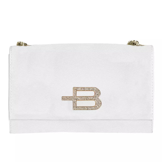 Baldinini Trend Elegant Textured Calfskin Shoulder Bag