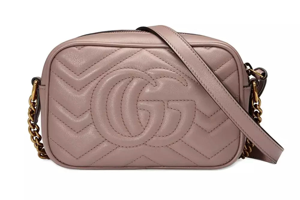 Gucci Chevron Quilted Leather Mini Shoulder Bag