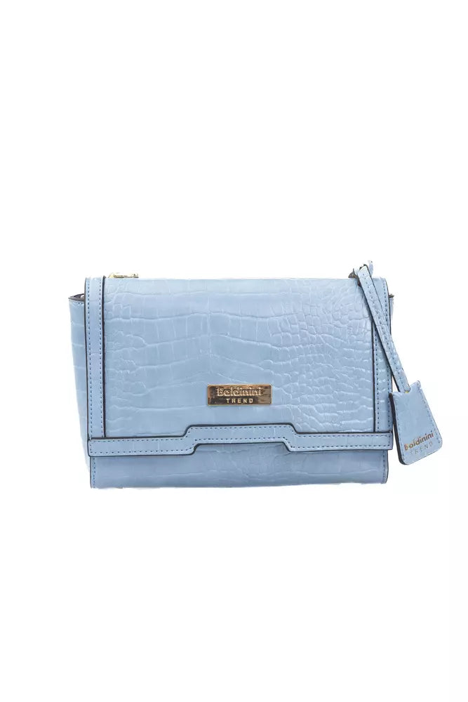 Baldinini Trend Light Blue Polyurethane Women Crossbody