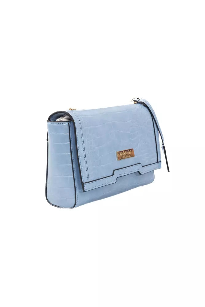 Baldinini Trend Light Blue Polyurethane Women Crossbody