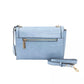 Baldinini Trend Light Blue Polyurethane Women Crossbody