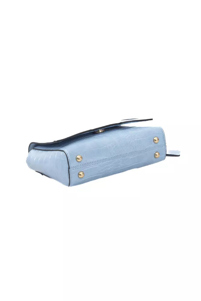 Baldinini Trend Light Blue Polyurethane Women Crossbody