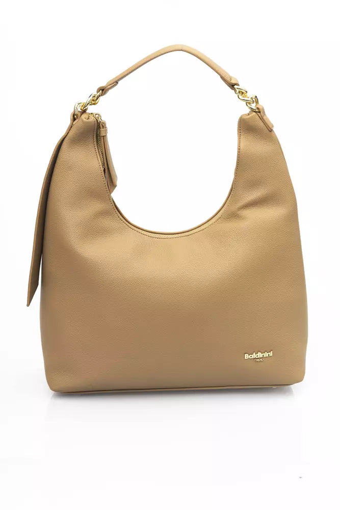 Baldinini Trend Beige Polyethylene Women Shoulder Bag