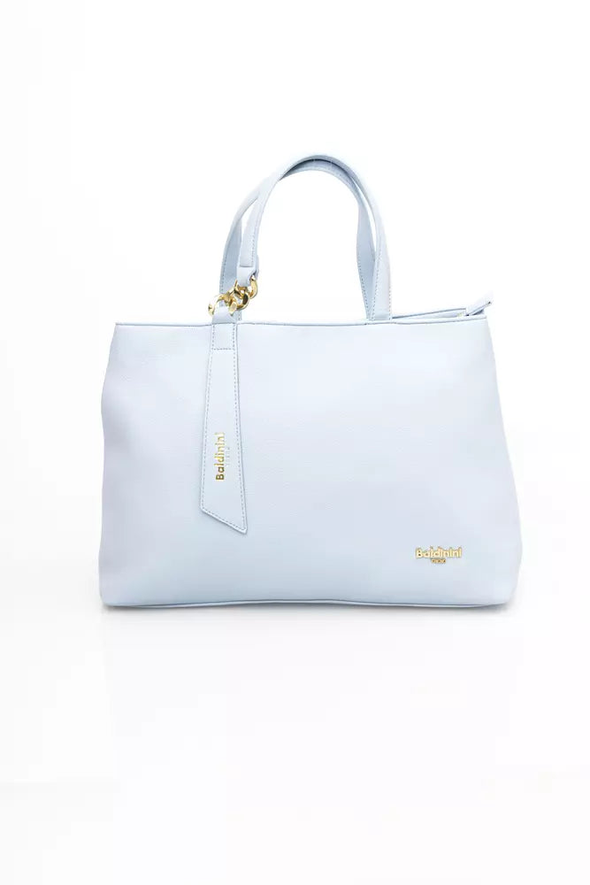 Baldinini Trend Light Blue Polyethylene Women Handbag