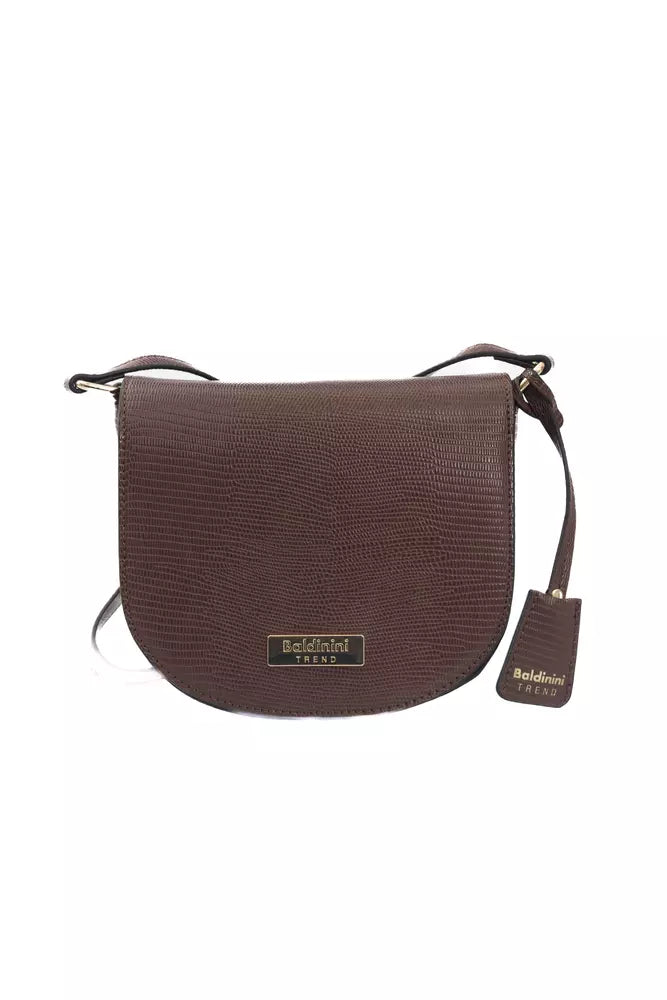 Baldinini Trend Brown Polyurethane Women Crossbody Bag