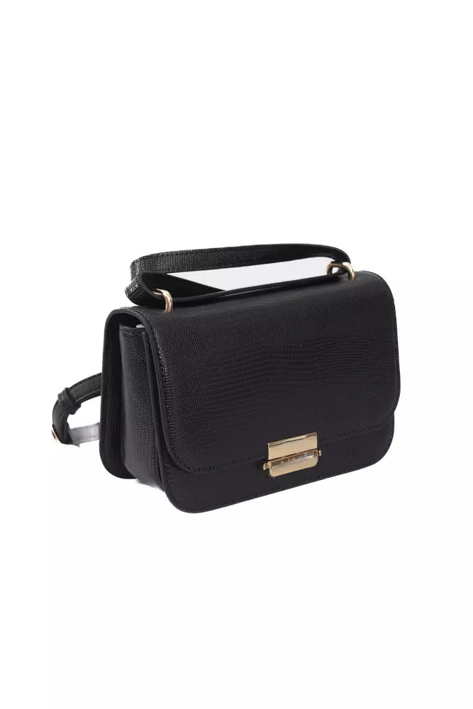 Baldinini Trend Black Polyurethane Women Crossbody Bag