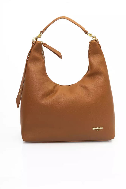 Baldinini Trend Brown Polyethylene Women Shoulder Bag