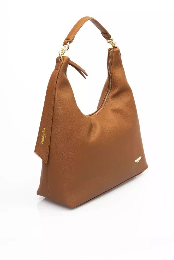 Baldinini Trend Brown Polyethylene Women Shoulder Bag