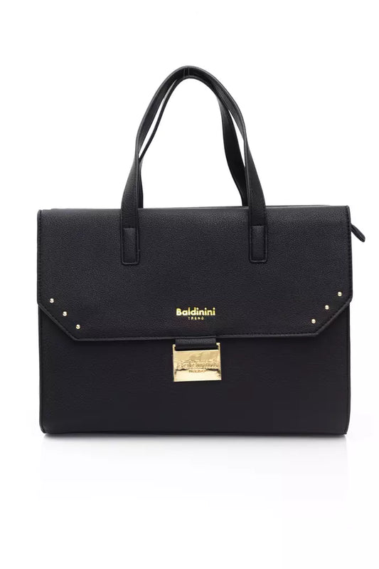 Baldinini Trend Black Polyethylene Women Handbag