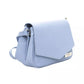 Baldinini Trend Light Blue Leather Women Shoulder Bag