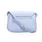 Baldinini Trend Light Blue Leather Women Shoulder Bag