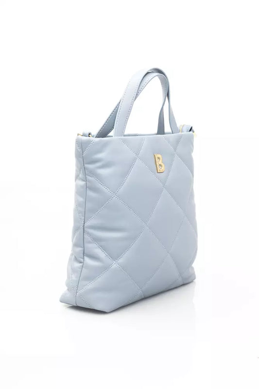 Baldinini Trend Light Blue Polyethylene Women Shoulder Bag