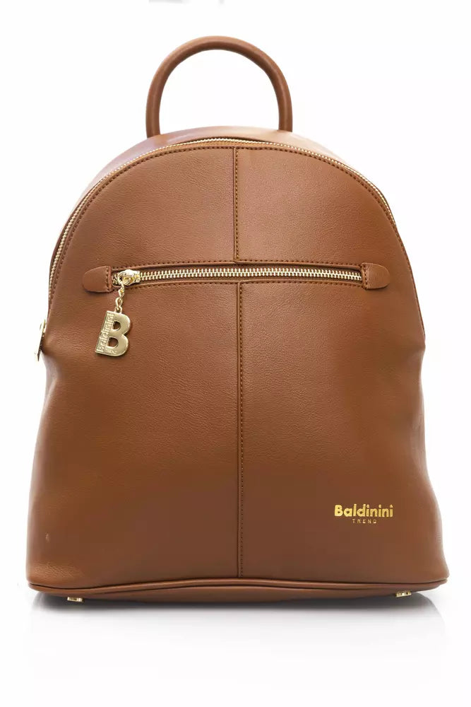 Baldinini Trend Brown Polyethylene Women Backpack