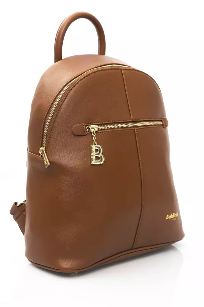 Baldinini Trend Brown Polyethylene Women Backpack