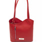 Baldinini Trend Red Leather Women Shoulder Bag