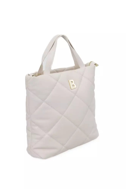 Baldinini Trend Beige Polyethylene Women Shoulder Bag