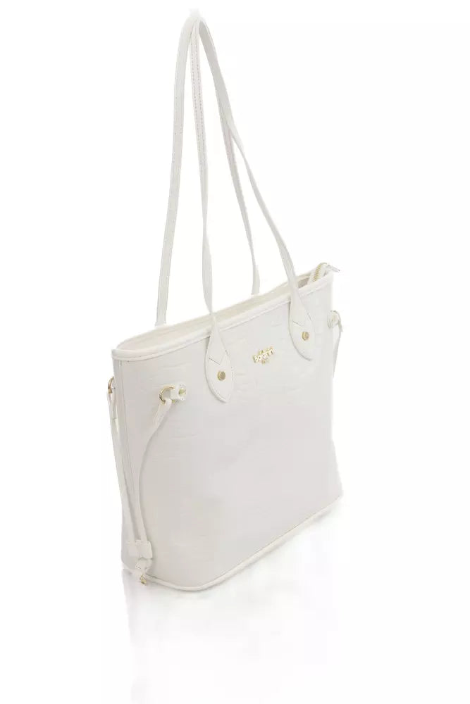 Baldinini Trend White Polyethylene Women Shoulder Bag