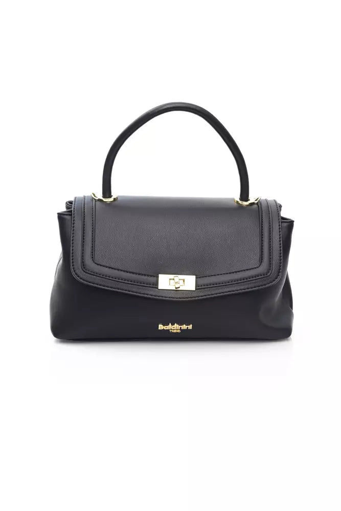 Baldinini Trend Black Polyethylene Women Handbag