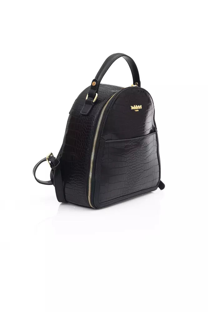 Baldinini Trend Black Polyethylene Women Backpack