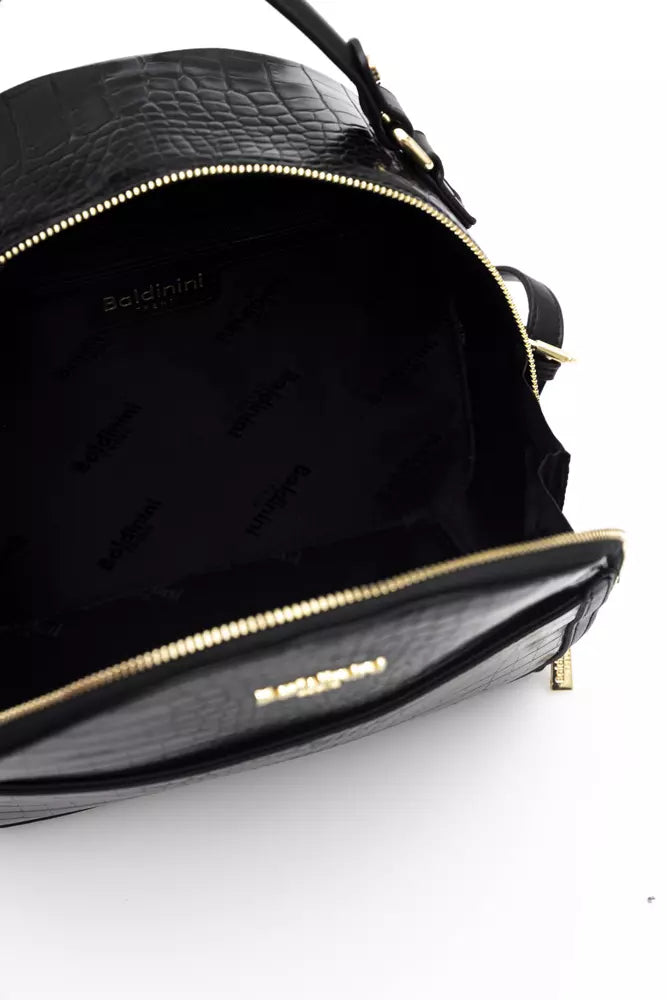 Baldinini Trend Black Polyethylene Women Backpack