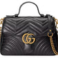 Gucci Elegant Chevron Leather Crossbody Bag