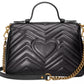 Gucci Elegant Chevron Leather Crossbody Bag