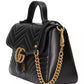 Gucci Elegant Chevron Leather Crossbody Bag