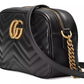 Gucci Elegant Chevron Quilted Leather Shoulder Bag