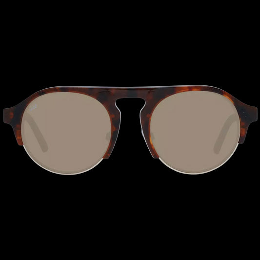 Web Brown Unisex Sunglasses