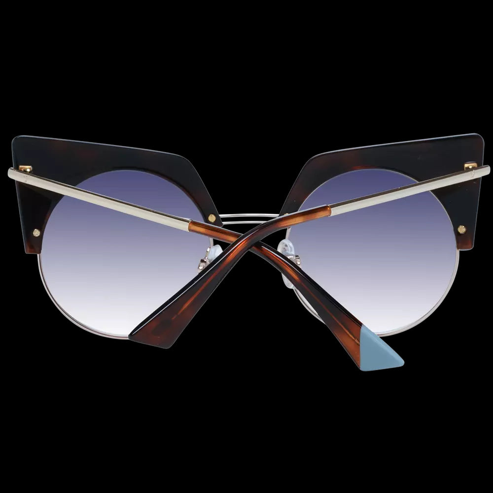 Web Turquoise Women Sunglasses