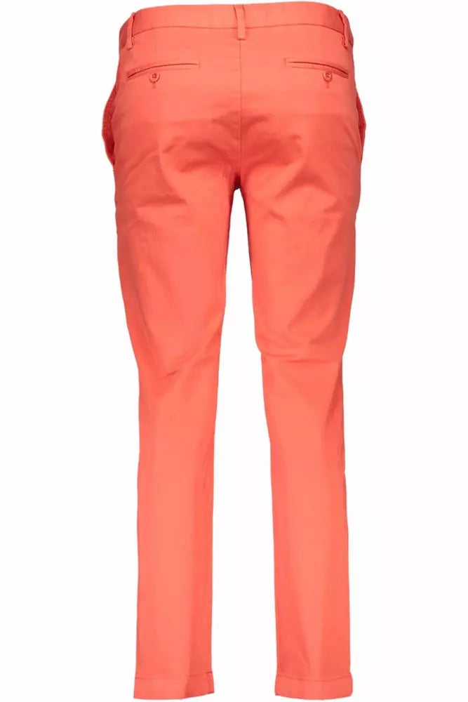 Gant Red Cotton Women Pant