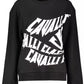 Cavalli Class Black Cotton Women Sweater