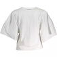 Desigual White Cotton Women T-Shirt