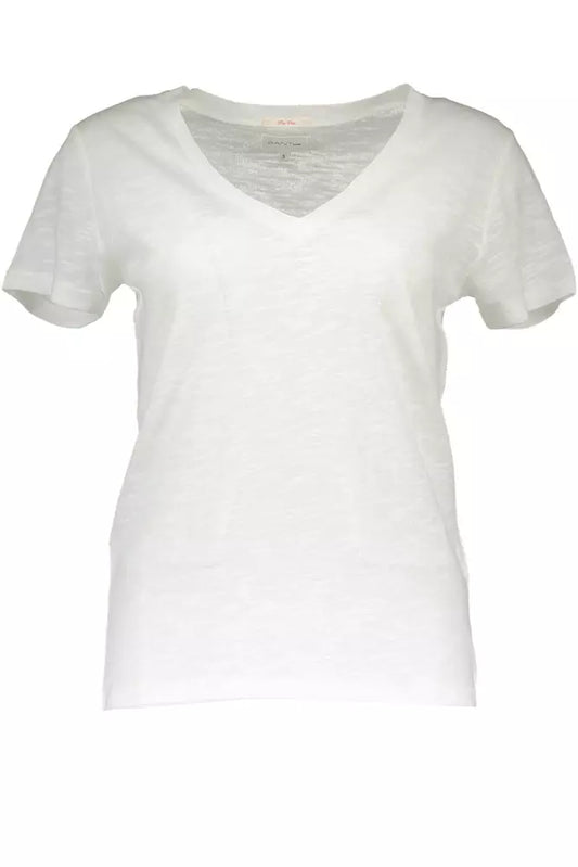 Gant White Cotton Women Top