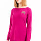 Love Moschino Purple Wool Women Sweater